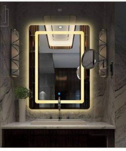 GƯƠNG LED PHUN CÁT CẢM ỨNG KHÔNG VIỀN L80