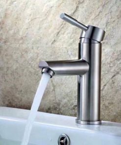 VÒI LAVABO INOX 304 TRÒN V41